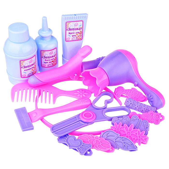 Фото к товару Игровой набор "Парикмахер №2" (17пр.) Игровой набор "Парикмахер №2" (17пр.)