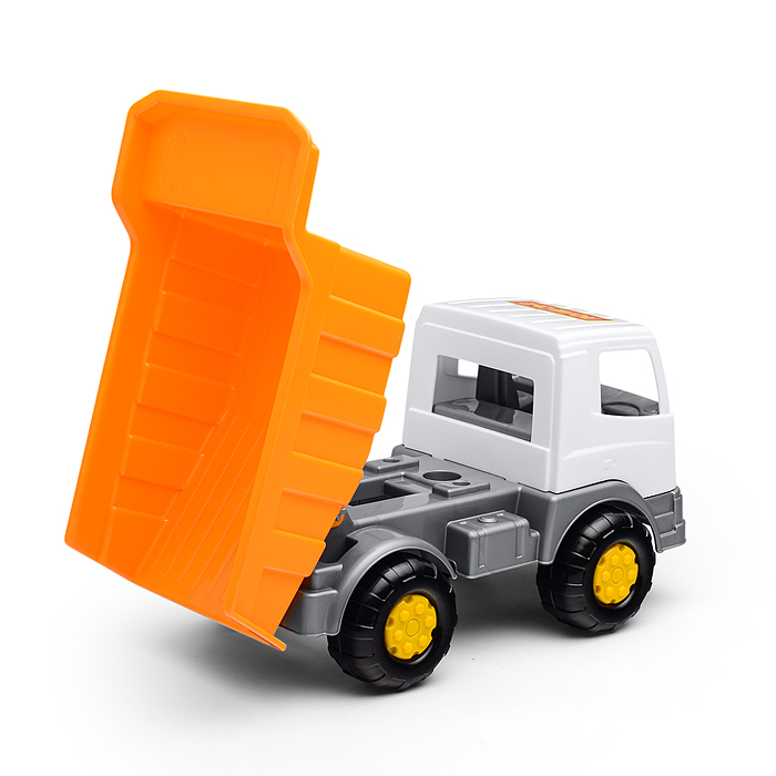 Фото к товару Набор №185: "Мираж", автомобиль-самосвал + ведро-цветок среднее, лопатка №5, грабельки №5, 4 формочк Набор №185: "Мираж", автомобиль-самосвал + ведро-цветок среднее, лопатка №5, грабельки №5, 4 формочк