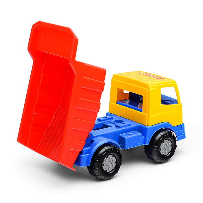 Фото к товару Набор №185: "Мираж", автомобиль-самосвал + ведро-цветок среднее, лопатка №5, грабельки №5, 4 формочк Набор №185: "Мираж", автомобиль-самосвал + ведро-цветок среднее, лопатка №5, грабельки №5, 4 формочк