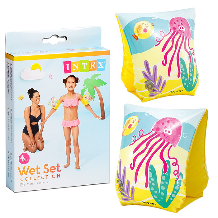 Нарукавники «Морские обитатели», 23 х 15 см, от 3-6 лет, 58652NP INTEX