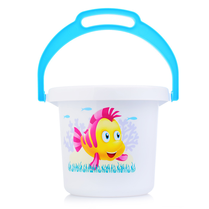 Ведро "Фантазия" белое 1,4л Ведро "Фантазия" белое 1,4л