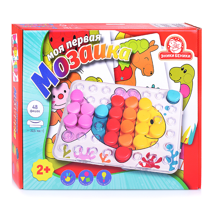 Моя первая мозаика (48 фишек, 8 карточек, поле) Моя первая мозаика (48 фишек, 8 карточек, поле)