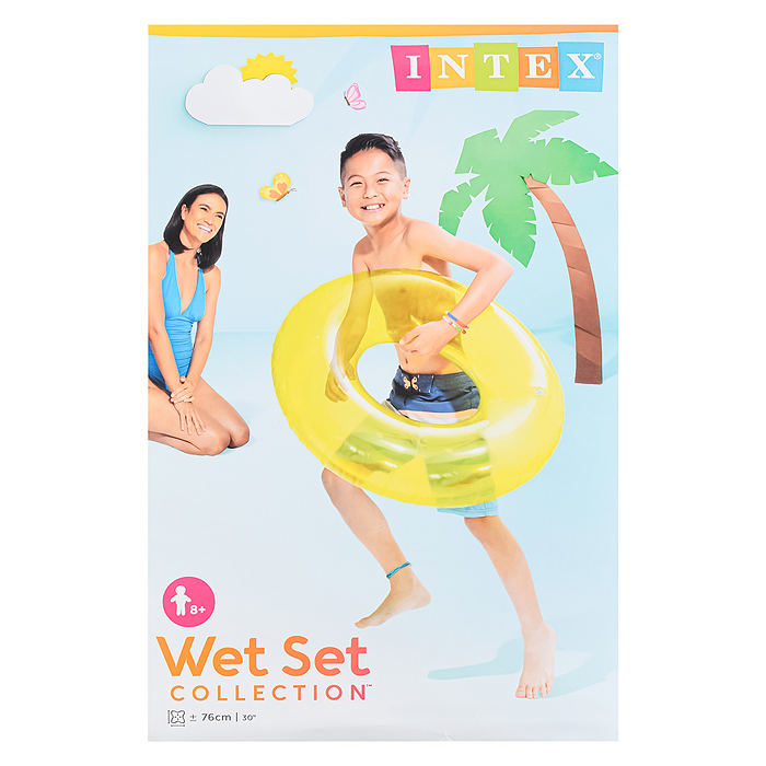 Фото к товару Круг для плавания «Льдинка», d=76 см, от 8 лет, цвета МИКС, 59260NP INTEX Круг для плавания «Льдинка», d=76 см, от 8 лет, цвета МИКС, 59260NP INTEX