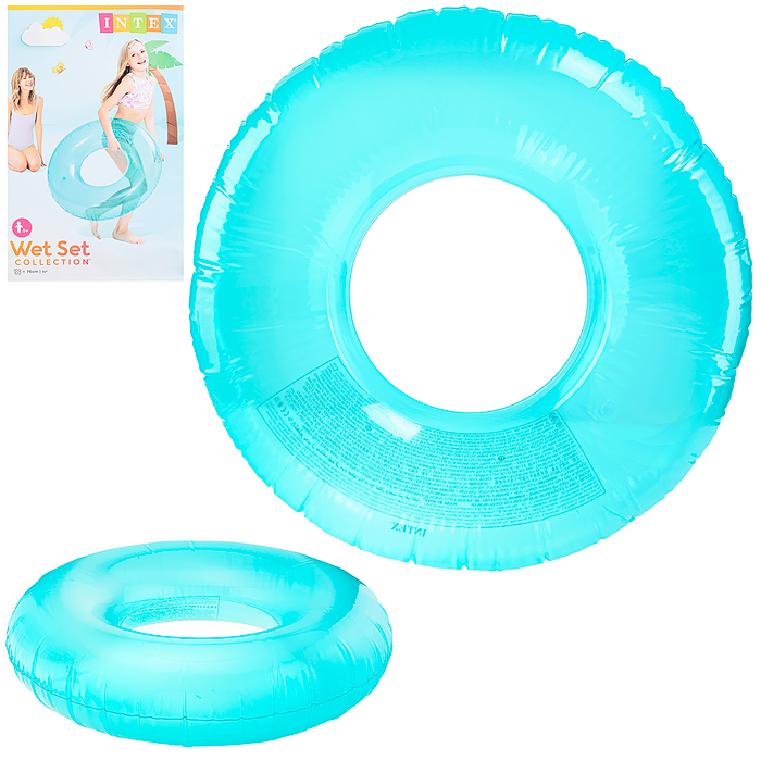 Фото к товару Круг для плавания «Льдинка», d=76 см, от 8 лет, цвета МИКС, 59260NP INTEX Круг для плавания «Льдинка», d=76 см, от 8 лет, цвета МИКС, 59260NP INTEX