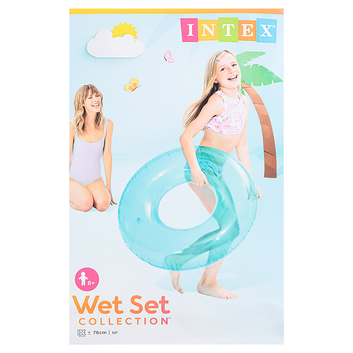 Фото к товару Круг для плавания «Льдинка», d=76 см, от 8 лет, цвета МИКС, 59260NP INTEX Круг для плавания «Льдинка», d=76 см, от 8 лет, цвета МИКС, 59260NP INTEX