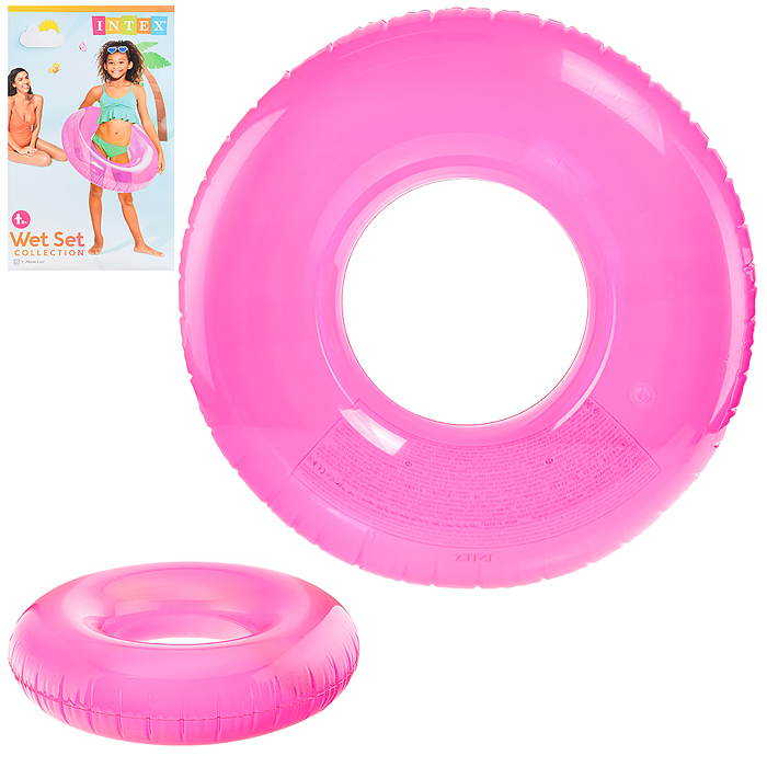 Фото к товару Круг для плавания «Льдинка», d=76 см, от 8 лет, цвета МИКС, 59260NP INTEX Круг для плавания «Льдинка», d=76 см, от 8 лет, цвета МИКС, 59260NP INTEX