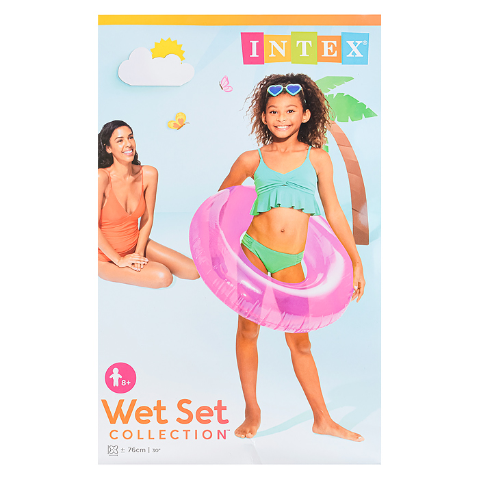 Фото к товару Круг для плавания «Льдинка», d=76 см, от 8 лет, цвета МИКС, 59260NP INTEX Круг для плавания «Льдинка», d=76 см, от 8 лет, цвета МИКС, 59260NP INTEX