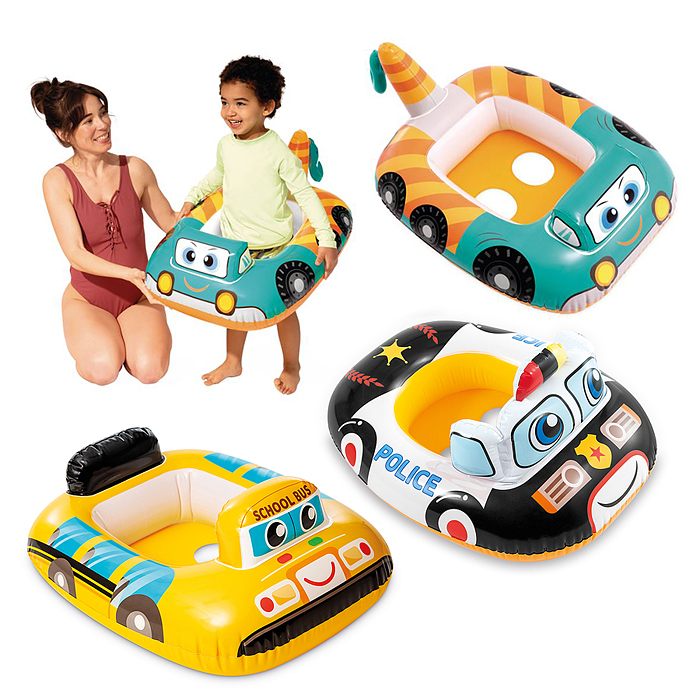 Круг для плавания с сиденьем «Транспорт», от 1-2 лет, МИКС, 59586NP INTEX