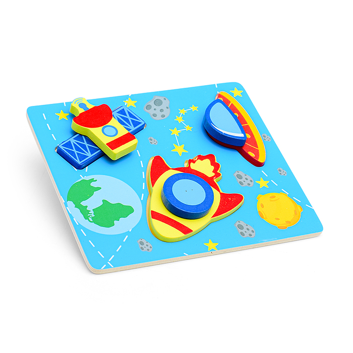 Пазл - вкладыш "В космосе" Пазл - вкладыш "В космосе"