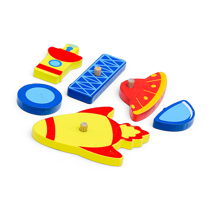 Фото к товару Пазл - вкладыш "В космосе" Пазл - вкладыш "В космосе"