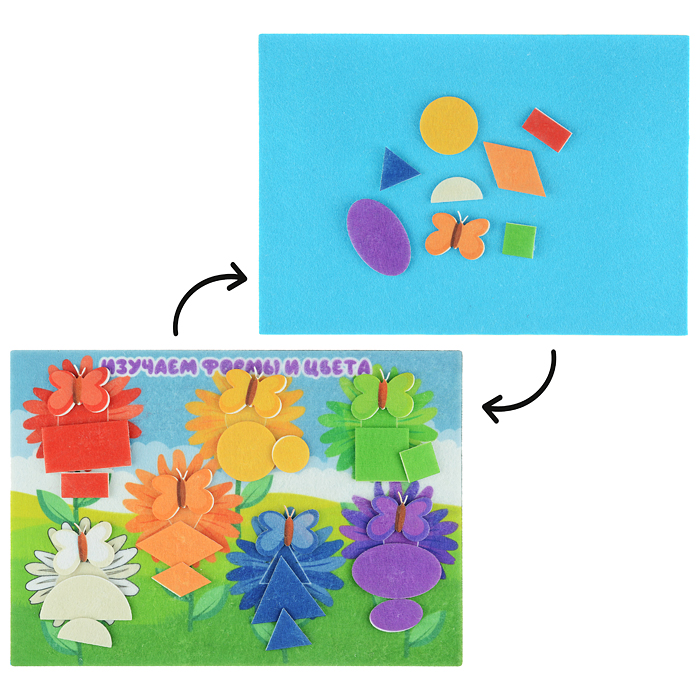 Цвета и формы фетр Цвета и формы фетр