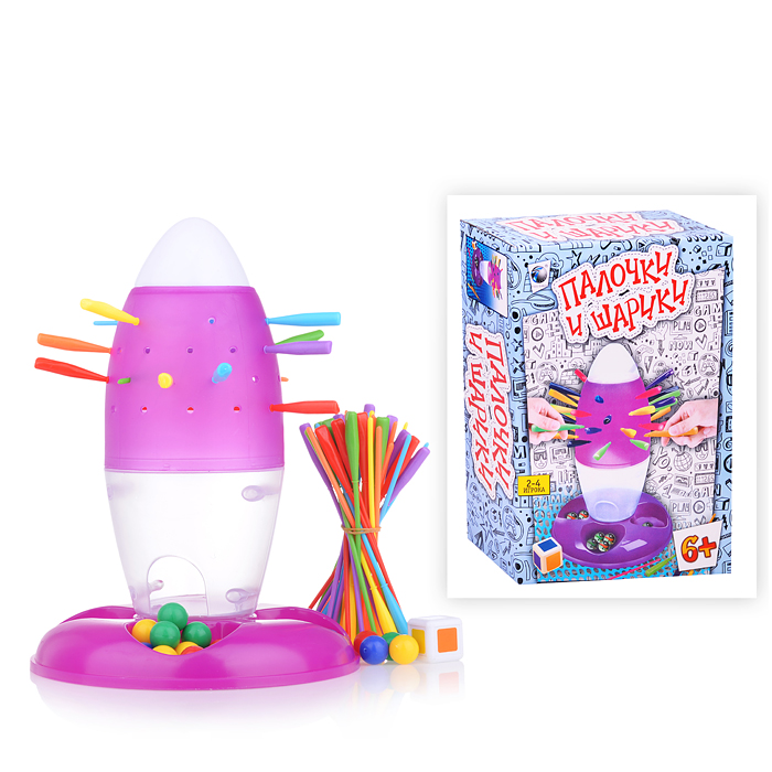 Настольная игра 707-24 "Палочки и шарики" в коробке Настольная игра 707-24 "Палочки и шарики" в коробке