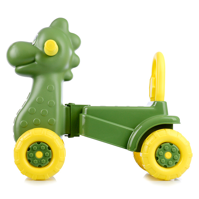 Фото к товару Каталка "Дракон" (зеленая) Каталка "Дракон" (зеленая)