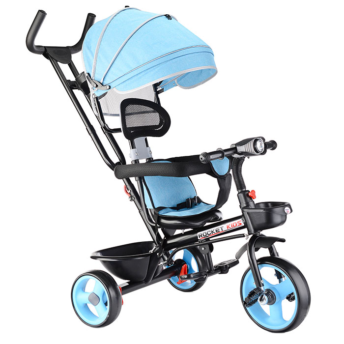 Велосипед 0999-1 3-х колесный, голубой