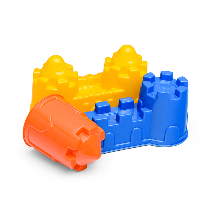 Формочки (замок башня + замок стена с двумя башнями + замок мост) Формочки (замок башня + замок стена с двумя башнями + замок мост)