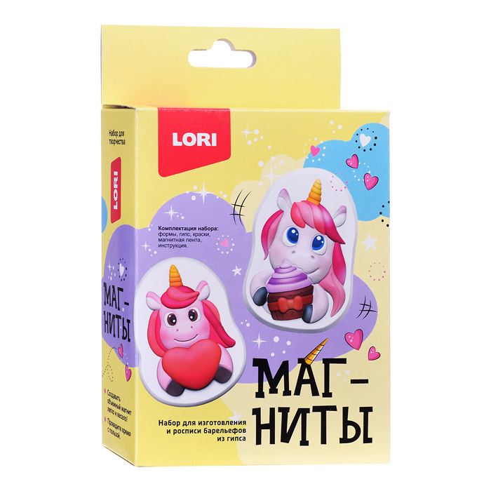 Магниты из гипса "Милые сладкоежки"