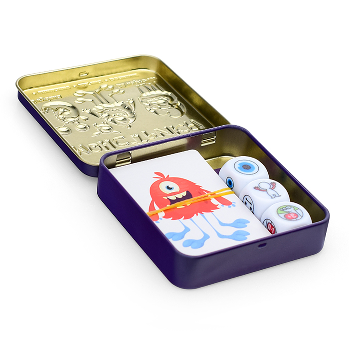 Фото к товару Игра настольная "Поймай монстрика" (жестяная коробочка) Игра настольная "Поймай монстрика" (жестяная коробочка)