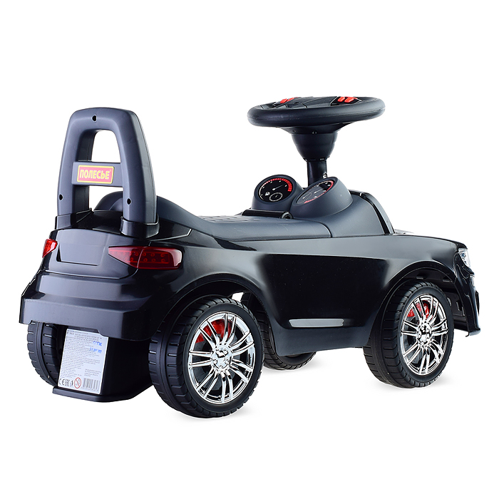 Фото к товару Каталка-автомобиль "SuperCar" №6 со звуковым сигналом (чёрная) Каталка-автомобиль "SuperCar" №6 со звуковым сигналом (чёрная)