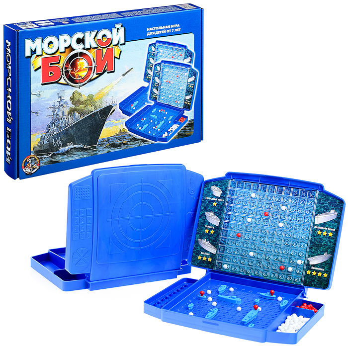 Настольная игра "Морской бой - 1" РФИ (м/г)
