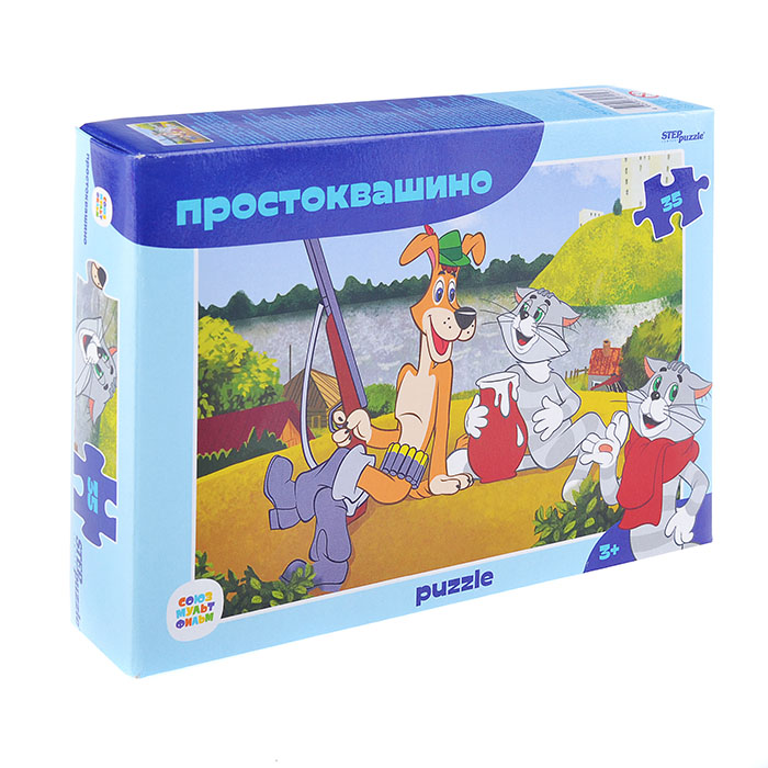 Пазлы 35 "Простоквашино (new)" (С/м) Пазлы 35 "Простоквашино (new)" (С/м)