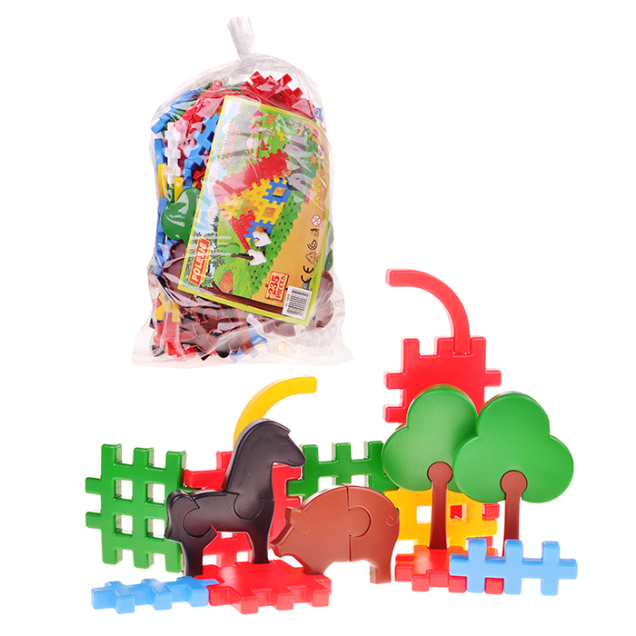 Конструктор "Фермер" (235 элементов в мешке)