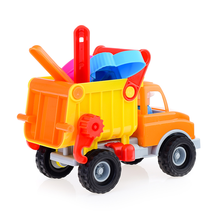 Песочный набор № 144  Грузовик самосвал с песочным набором №117