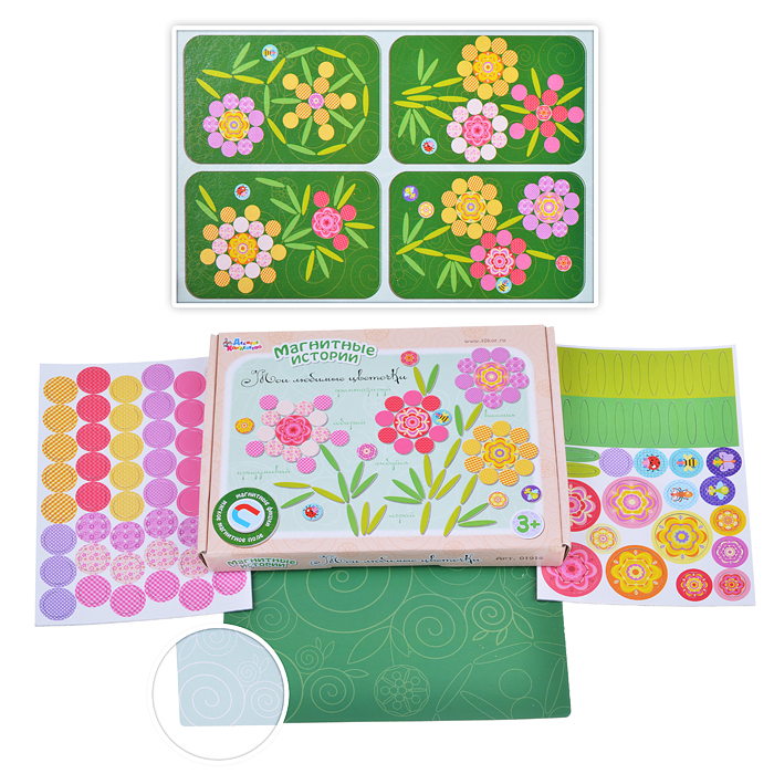 Магнитные истории. Мои любимые цветочки Магнитные истории. Мои любимые цветочки