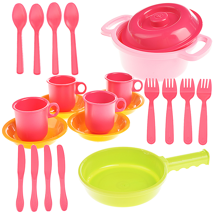 Набор посуды "Настенька" (23 дет.) Набор посуды "Настенька" (23 дет.)