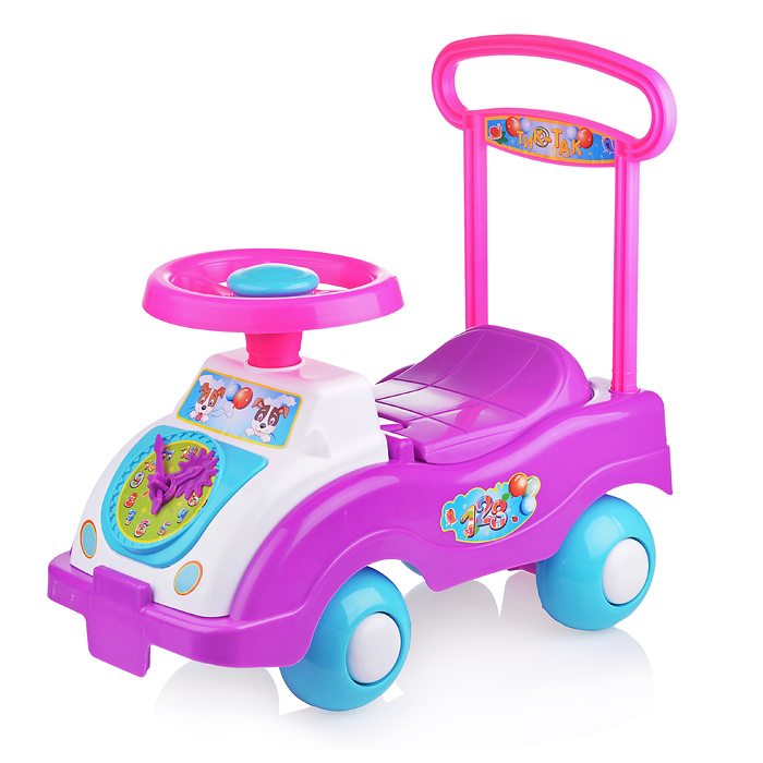 Автомобиль-каталка "Тик-Так" для девочек Автомобиль-каталка "Тик-Так" для девочек
