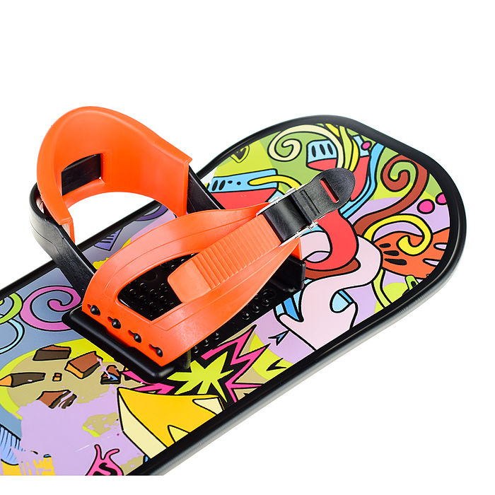 Фото к товару Сноуборд пластиковый с жесткими креплениями Сноуборд пластиковый с жесткими креплениями