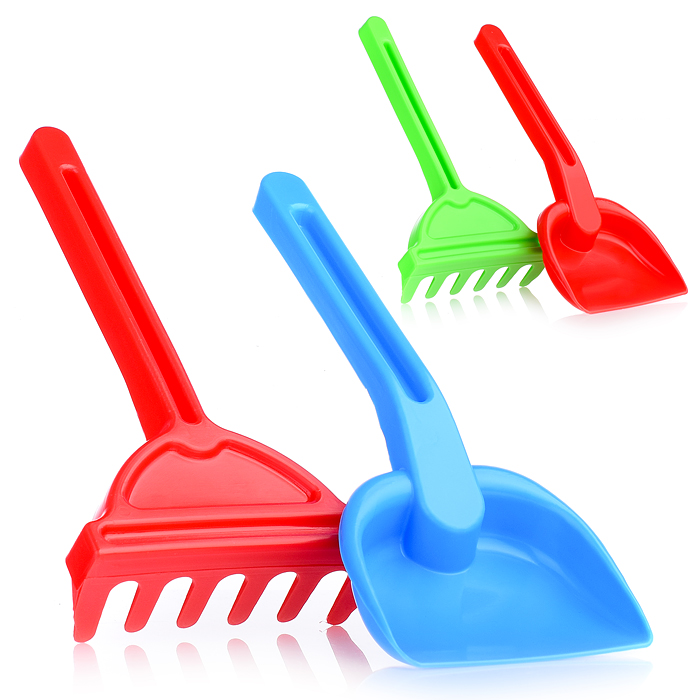 Песочный набор 2пр.(совок, грабли) Песочный набор 2пр.(совок, грабли)