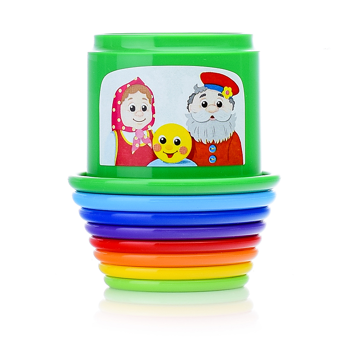 Фото к товару Пирамидка "Колобок" Пирамидка "Колобок"