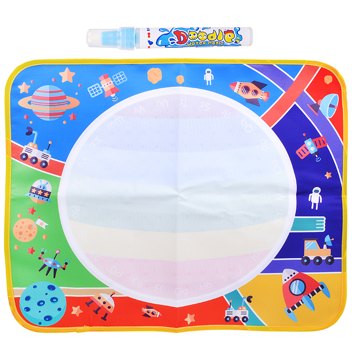 Коврик для рисования 821-2 "Учимся рисовать" в пакете Коврик для рисования 821-2 "Учимся рисовать" в пакете