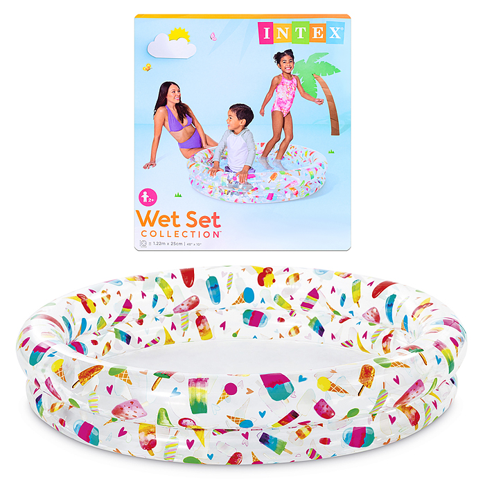 Бассейн надувной «Фрукты», 122 х 25 см, от 2 лет, 59421NP INTEX