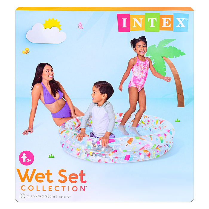 Фото к товару Бассейн надувной «Фрукты», 122 х 25 см, от 2 лет, 59421NP INTEX Бассейн надувной «Фрукты», 122 х 25 см, от 2 лет, 59421NP INTEX