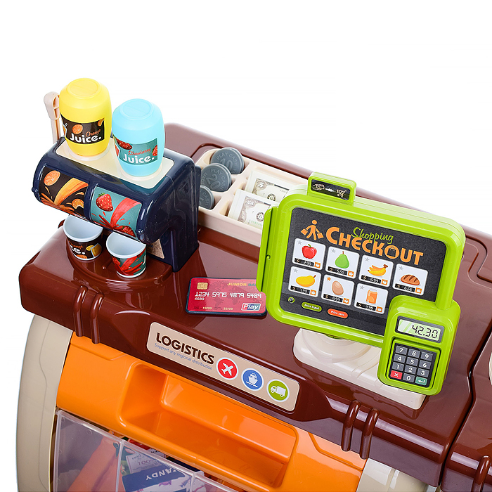 Фото к товару Игровой набор 668-69 "Супермаркет" (свет, звук) в коробке Игровой набор 668-69 "Супермаркет" (свет, звук) в коробке