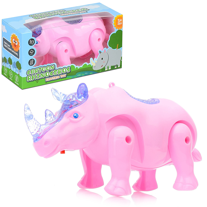 Фото к товару Носорог 880-5 на батарейках, в коробке Носорог 880-5 на батарейках, в коробке