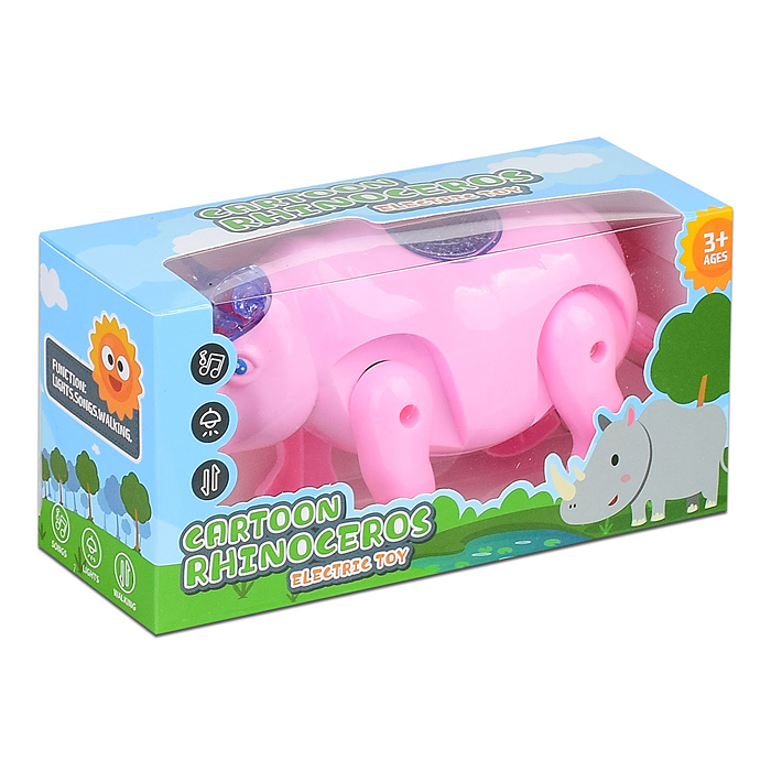 Фото к товару Носорог 880-5 на батарейках, в коробке Носорог 880-5 на батарейках, в коробке