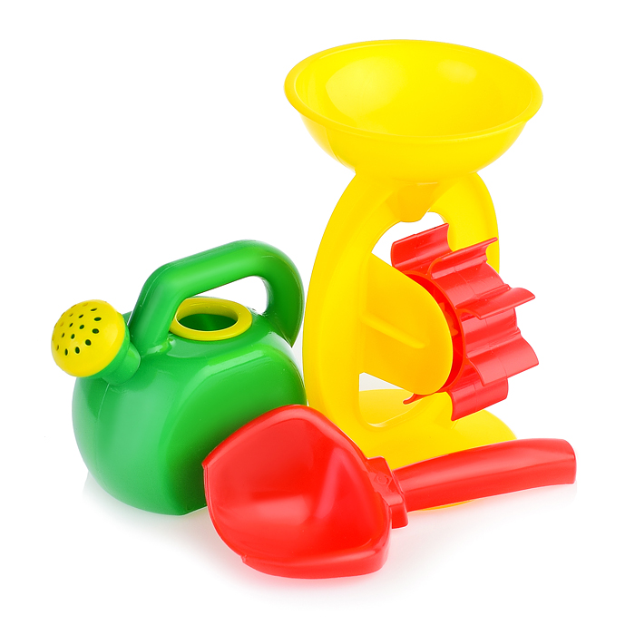 Фото к товару Набор для песка 3пр.(мельница, лейка-mini, совок) Набор для песка 3пр.(мельница, лейка-mini, совок)