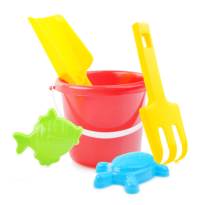 Комплект "Мини" (лопата+грабли+2 формочки) Комплект "Мини" (лопата+грабли+2 формочки)