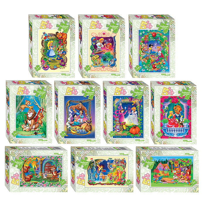 Пазлы 54 "Любимые сказки" Пазлы 54 "Любимые сказки"