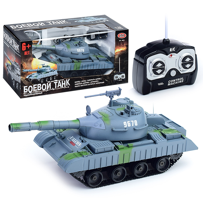 Боевой танк 9670 "Штурм" р/у, в коробке Боевой танк 9670 "Штурм" р/у, в коробке