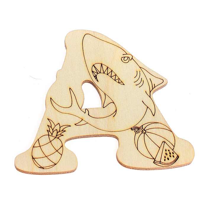 Фото к товару Занимательная азбука (дерево) 33 буквы+карандаши Занимательная азбука (дерево) 33 буквы+карандаши