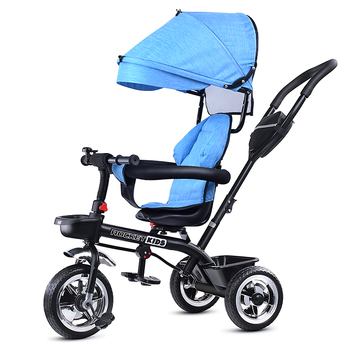 Велосипед 6166FP-1 3-х колесный, синий