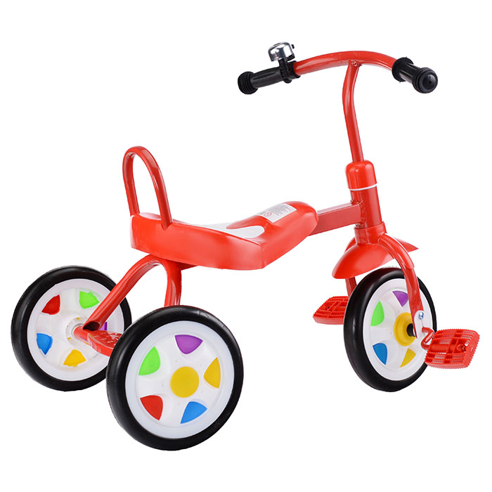 Фото к товару Велосипед 011 3-х колесный, красный Велосипед 011 3-х колесный, красный