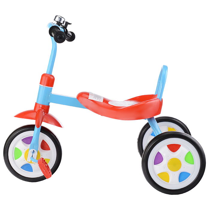 Фото к товару Велосипед 011-1 3-х колесный, голубой Велосипед 011-1 3-х колесный, голубой