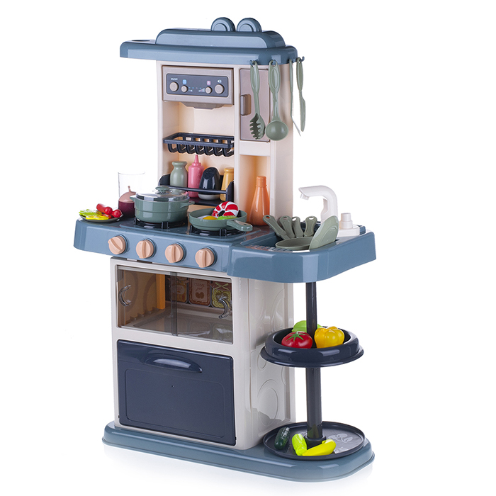 Фото к товару Игровой набор кухня 889-185 "Жарим, парим!" (свет, звук) 38 предметов, в коробке Игровой набор кухня 889-185 "Жарим, парим!" (свет, звук) 38 предметов, в коробке