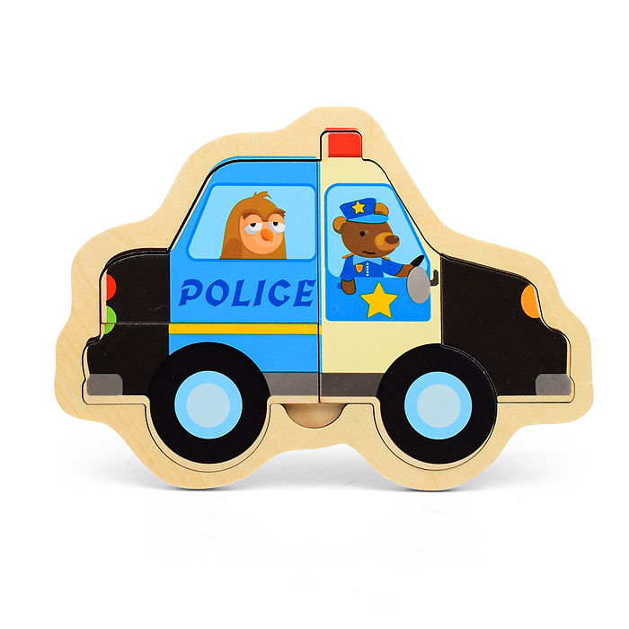 Пазл в рамке "Полицейская машина" Пазл в рамке "Полицейская машина"