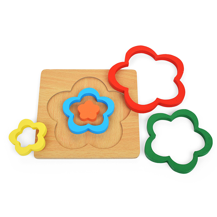 Пазл-вкладыш D0420 "Цветок" вид 2 Пазл-вкладыш D0420 "Цветок" вид 2