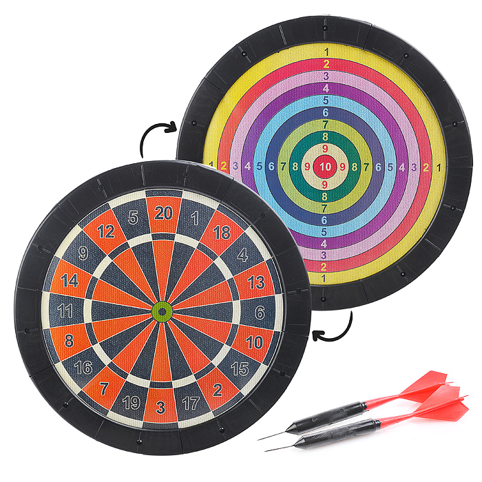 Дартс круглый d 50 (+2 дротика) "Спорт" Дартс круглый d 50 (+2 дротика) "Спорт"